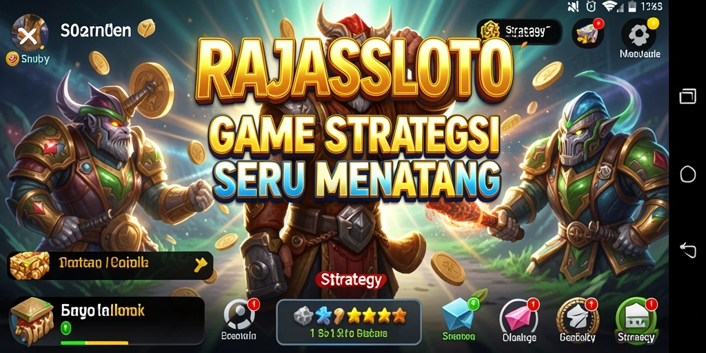 Antarmuka menarik dan intuitif dari RAJASLOTO yang memudahkan navigasi.