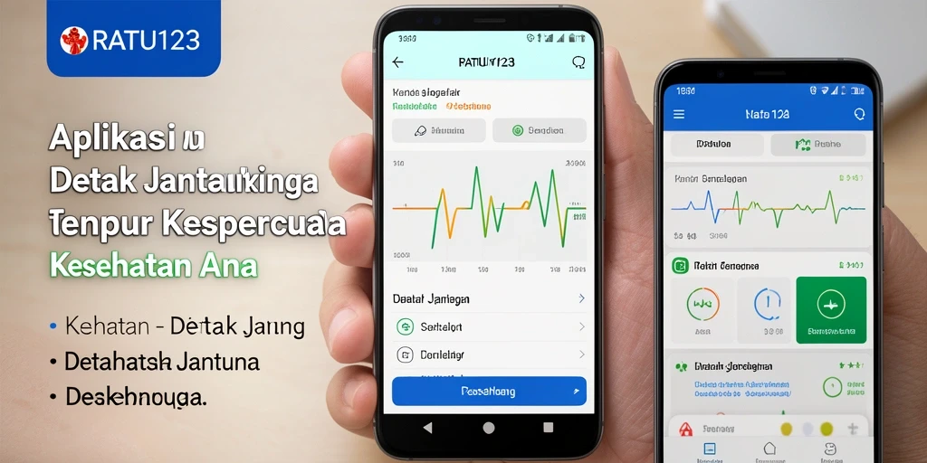 Tampilan antarmuka <strong>RATU123</strong> yang menarik dan informatif tentang Detak Jantung.
